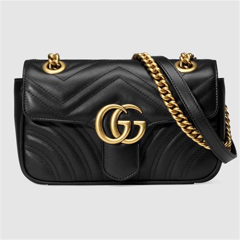 gucci marmont nera grande|gucci gg marmont mini.